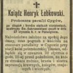 Nekrolog księdza Łebkowskiego