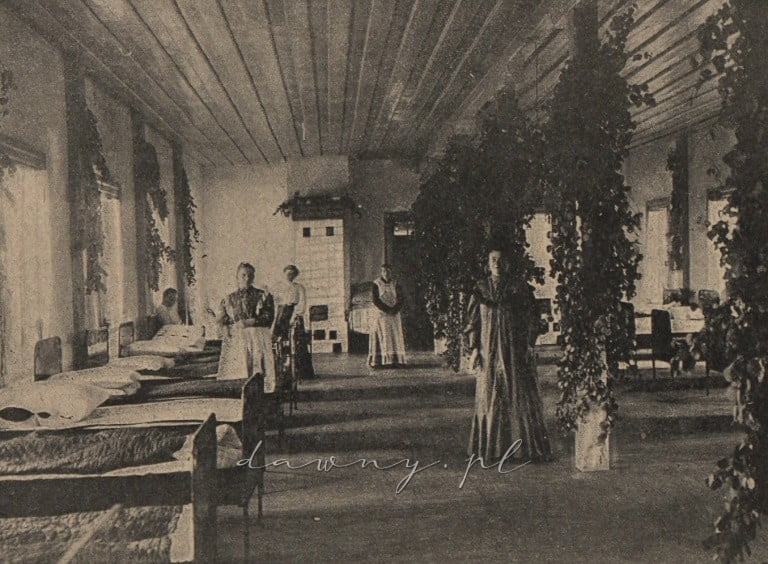 Jedna z sal oddziału kobiecego w Drewnicy