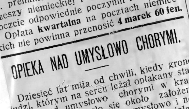 opieka nad umyslowo chorymi