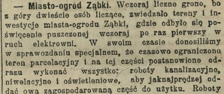 miasto ogród ząbki