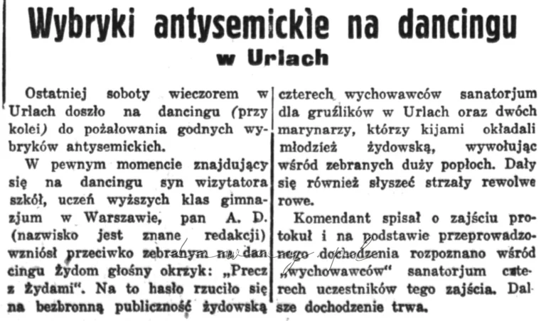 Wybryki antysemickie