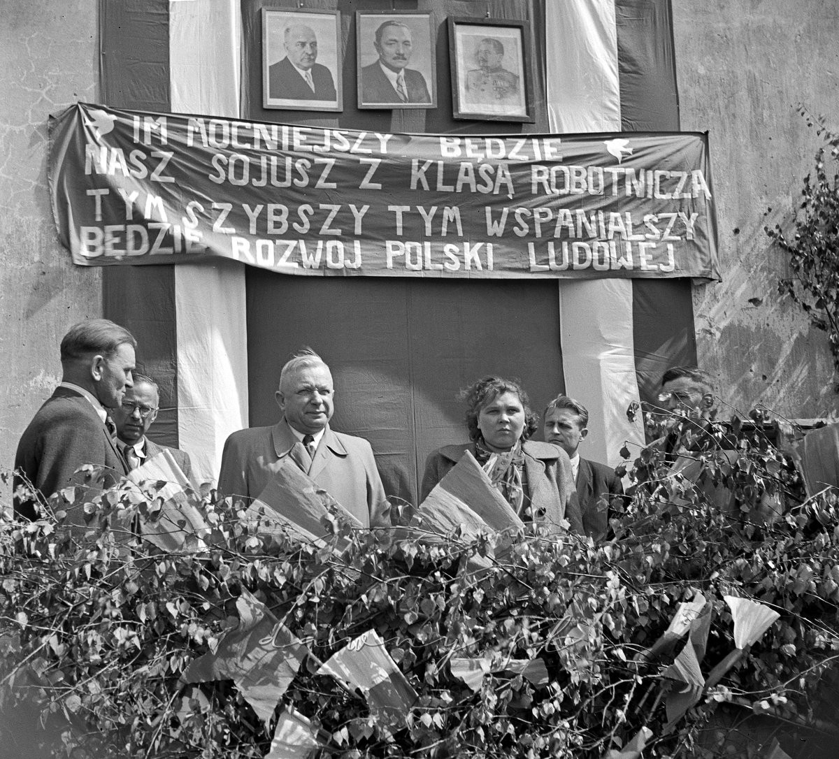 Święto Ludowe w Jadowie. rok 1951