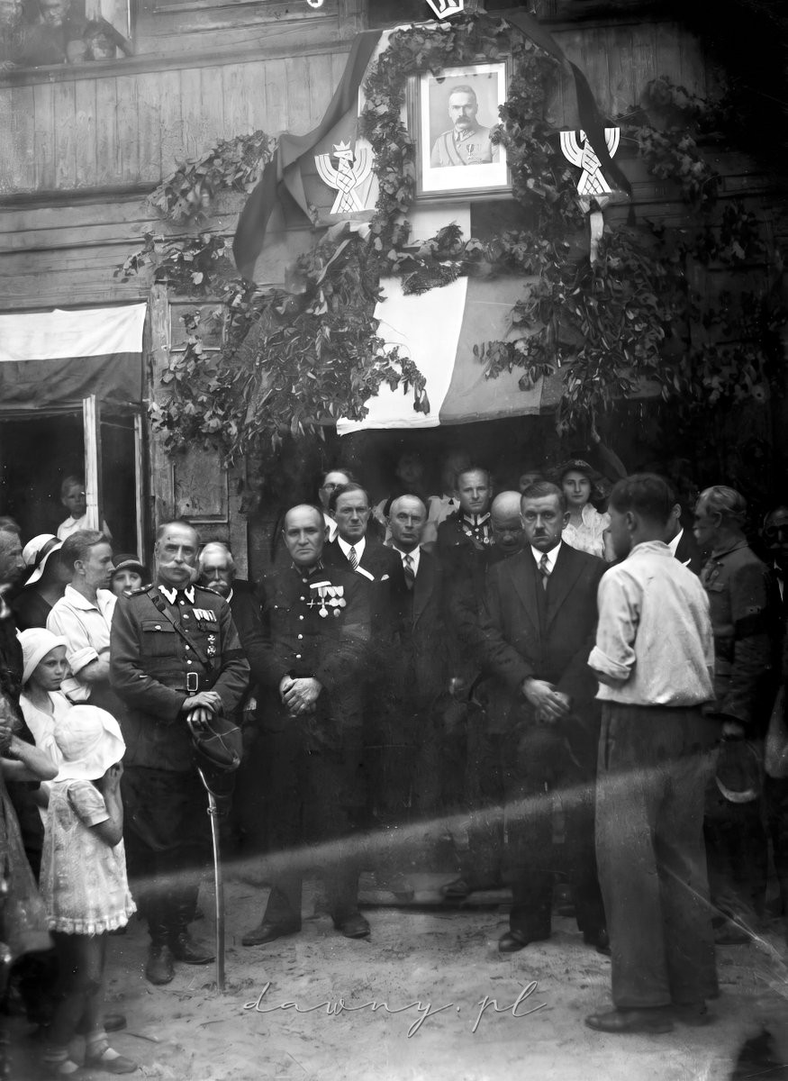 Panichida – nabożeństwo żałobne za Marszałka Józefa Piłsudskiego. Wołomin, 23 czerwca 1935 r