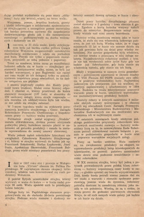 Gdy strajkowała huta “Vitrum”