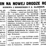 burmistrz majerski