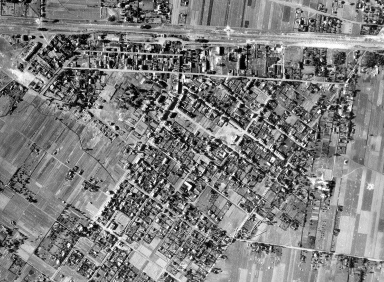 Centrum Wołomina, 1 maja 1944 roku.