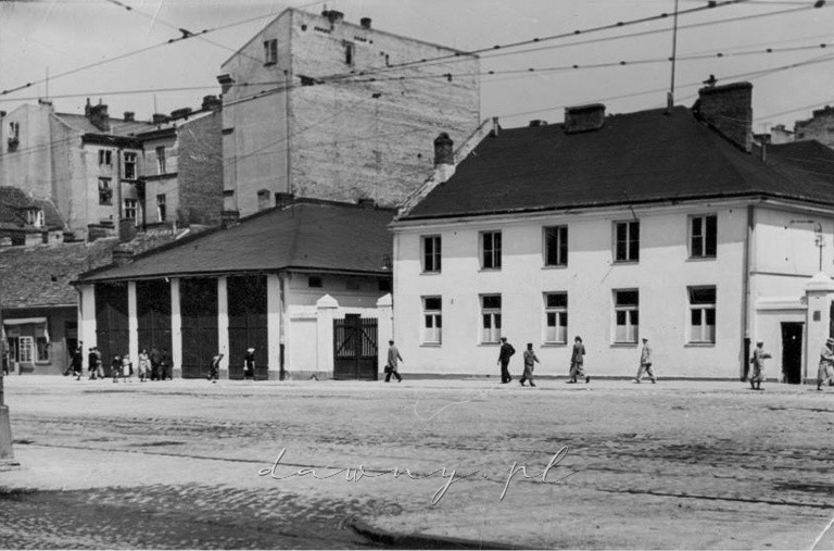 Zajezdnia Mokotów (ul. Puławska), zdjęcie ze zbiorów Archiwum Państwowego w Warszawie