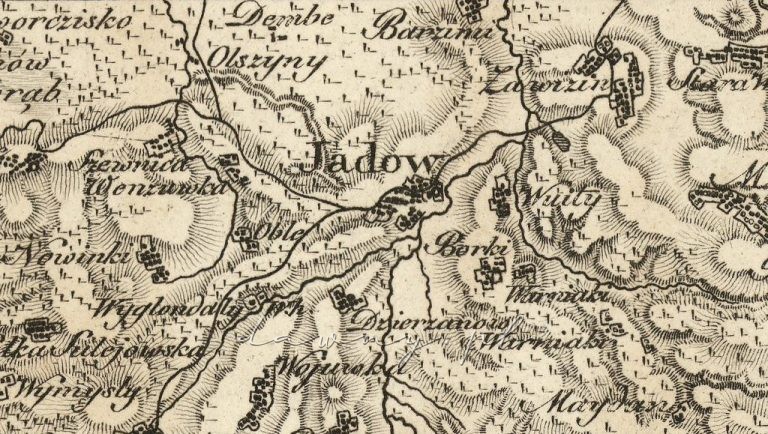 Okolice Jadowa, rok 1808