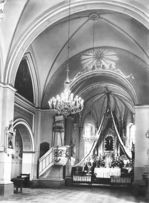 Parafia Dąbrówka w 1935 roku