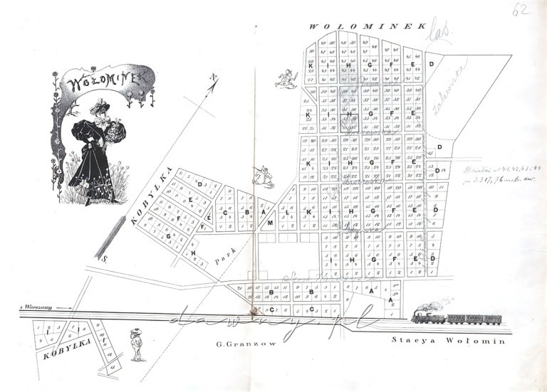 Plan parceli Wołominka G. Granzowa