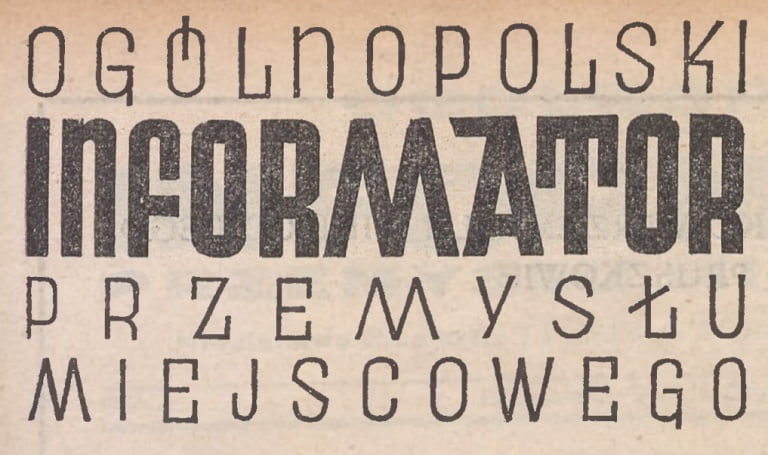 informator przemyslu miejscowego