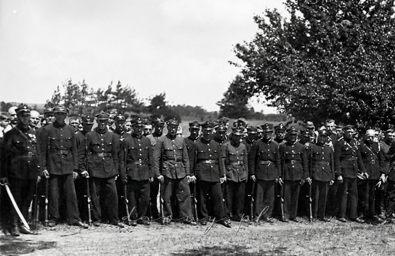 Uroczystość odsłonięcia pomnika powstańców styczniowych, Borucza, rok 1936