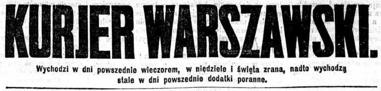 kurjer warszawski