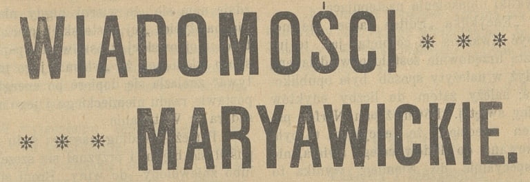 wiadomosci maryawickie e