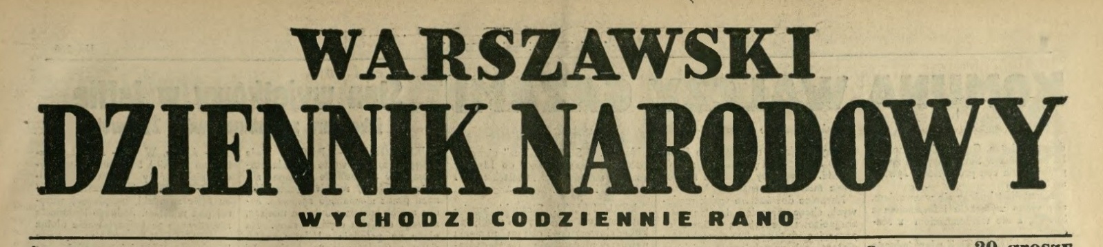 warszawski dziennik narodowy e