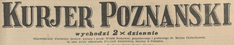 kurjer poznanski