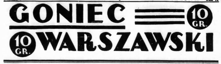 goniec warszawski