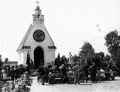 Uroczystości poświęcenia tablicy ku czci poległych w 1920r. w Radzyminie - rok 1931