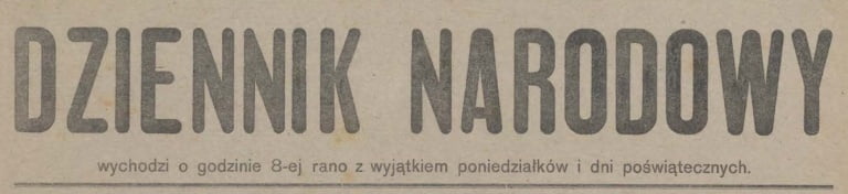 dziennik narodowy