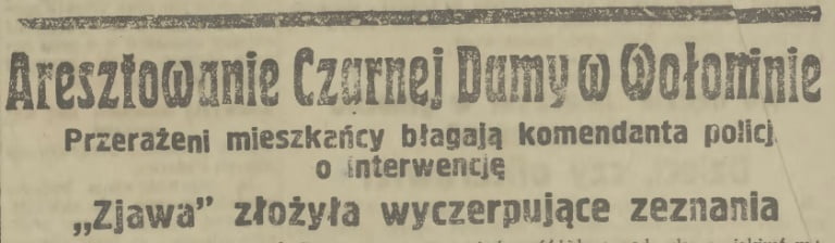 czarna dama