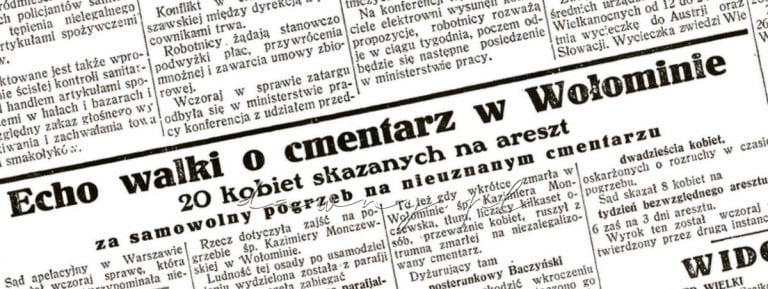 cmentarz wolomin