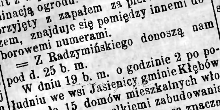 pozar jasienica