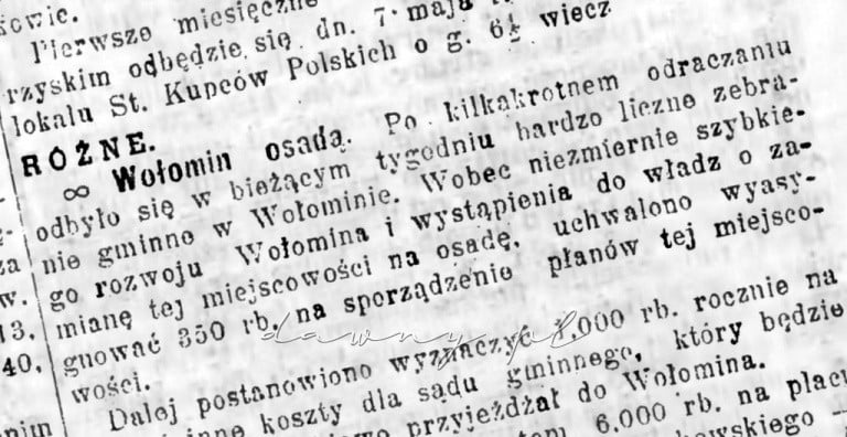 wolomin osada