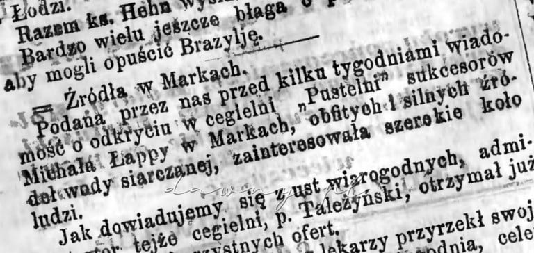 zrodla w markach