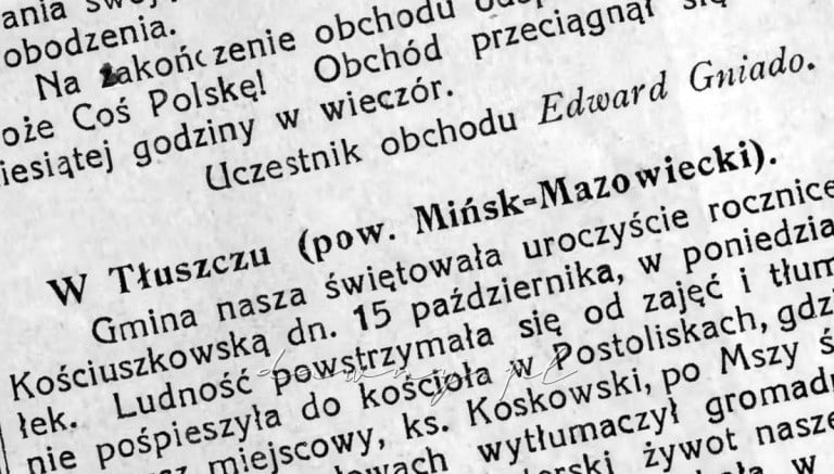 kosciuszkowskie