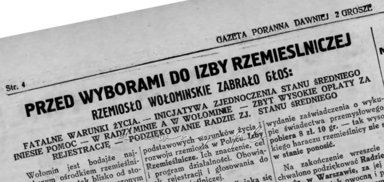 izba rzemieslnicza wolomin 1926