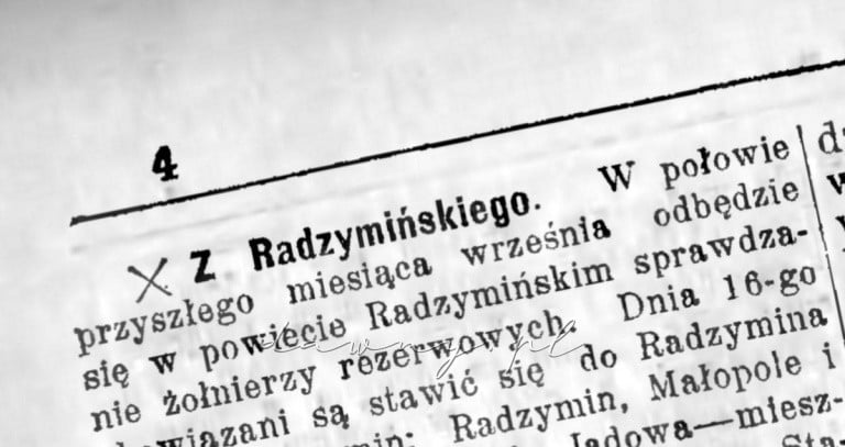 radzyminski 1909