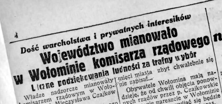 komisarz wolomin 1930