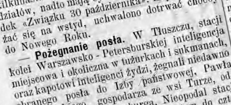 pozegnanie posla
