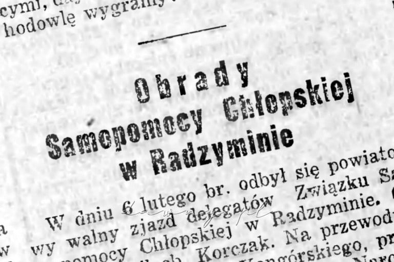 samopomoc chlopska radzymin