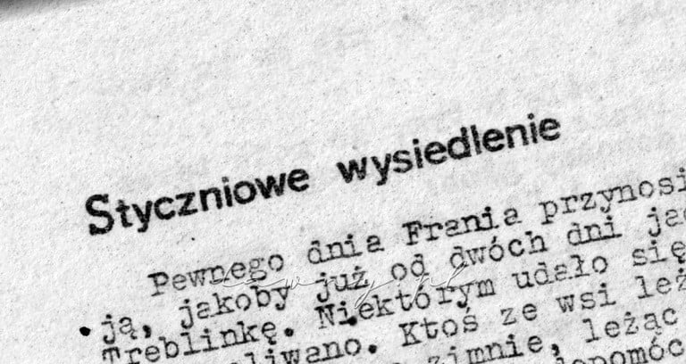 styczniowe wysiedlenie