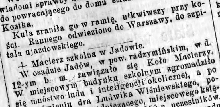 macierz szkolna jadów