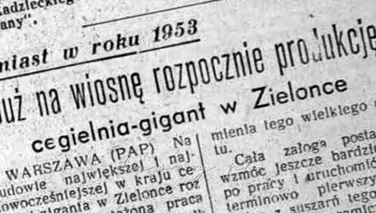 cegielnia zielonka 1952