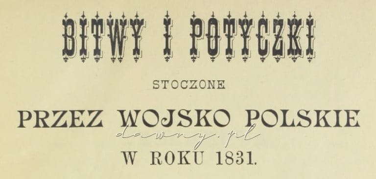 bitwy i potyczki 1831