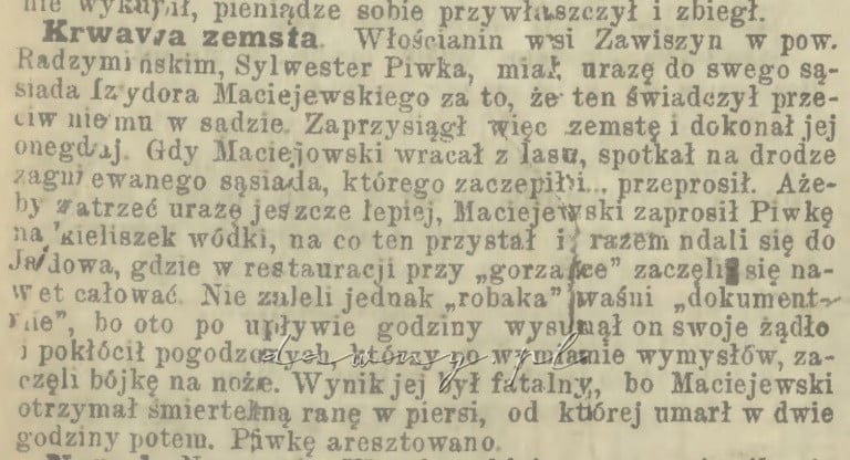 krwawa zemsta