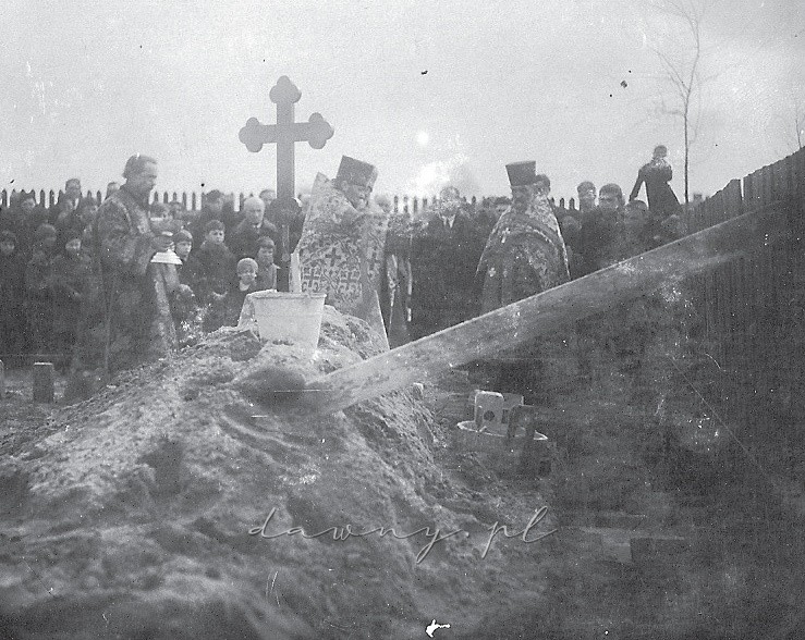 Poświęcenie kamienia węgielnego pod budowę cerkwi w Wołominie – 7.04.1935.
