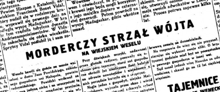 małopole morderstwo