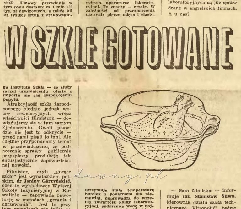 w szkle gotowane