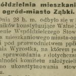 współdzielnia mieszkaniowa ząbki 1921