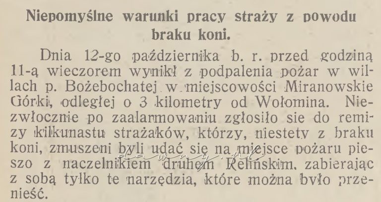 1925 górki pożar