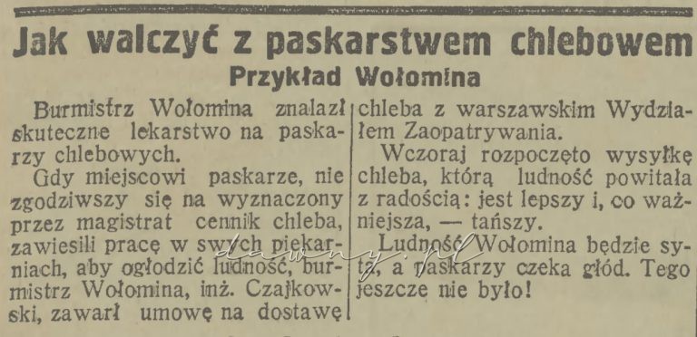paskarstwo chlebowe