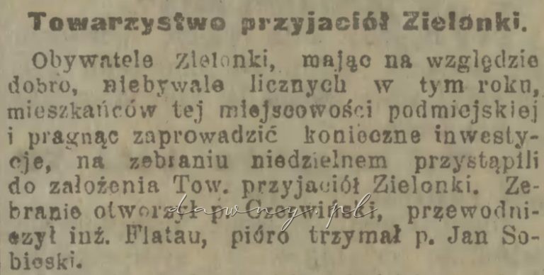 towarzystwo przyjaciół zielonki