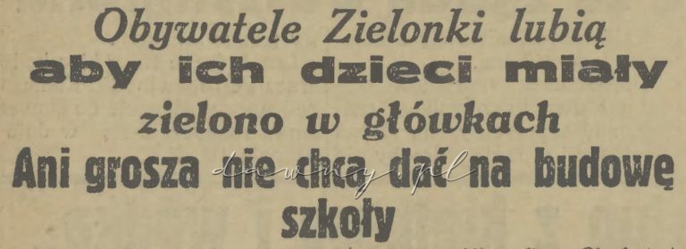 zielono w głowach