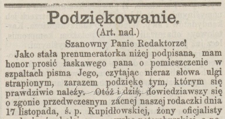 kupidłowska 1888