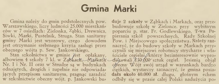 gmina marki 1938