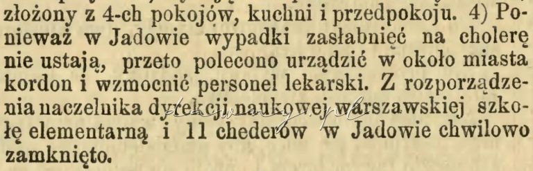 szkoła i chedery w jadowie